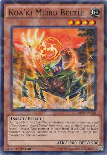 BP03-EN066 Koa'ki Meiru Beetle (Shatterfoil Rare) <1st>