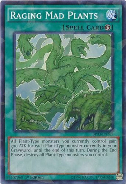 BP03-EN165 Raging Mad Plants (Shatterfoil Common) <1st>