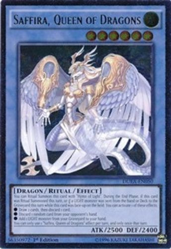 DUEA-EN050 Saffira, Queen of Dragons (Ultimate Rare) <1st>