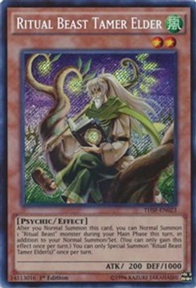 THSF-EN023 Ritual Beast Tamer Elder (Secret Rare) <Unl>