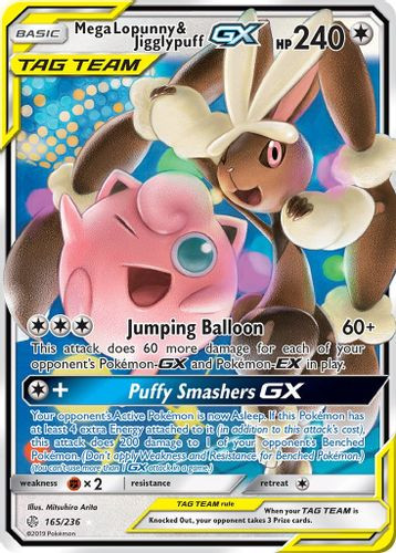 SM12-CEC-165/236UR Mega Lopunny & Jigglypuff GX (Holo)