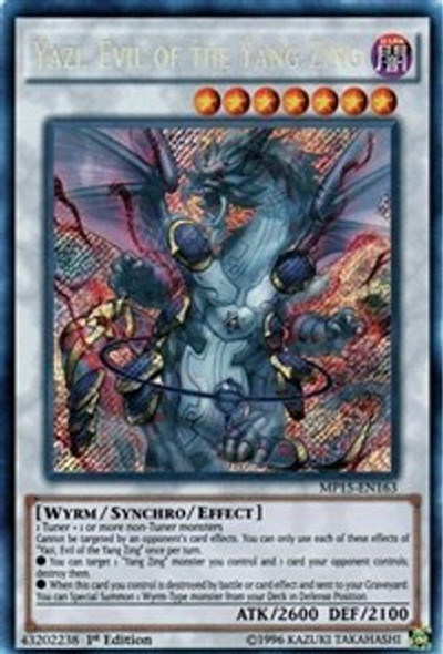 MP15-EN163 Yazi, Evil of the Yang Zing (Secret Rare) <1st>