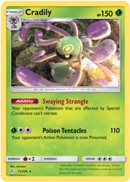 SM12-CEC-011/236R Cradily (Reverse Holo)