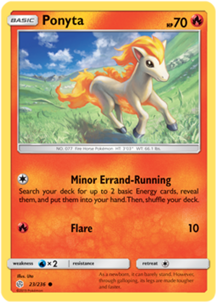SM12-CEC-023/236C Ponyta (Reverse Holo)