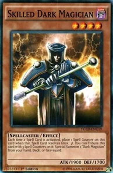 YGLD-ENC19 Skilled Dark Magician (C) (Common) <1st>