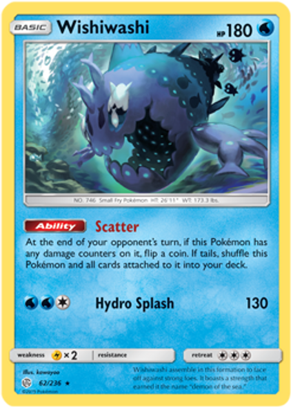 SM12-CEC-062/236HR Wishiwashi (Reverse Holo)