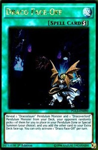 PGL3-EN090 Draco Face-Off (Gold Rare) <1st>