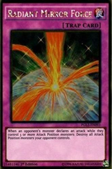 PGL3-EN093 Radiant Mirror Force (Gold Rare) <1st>