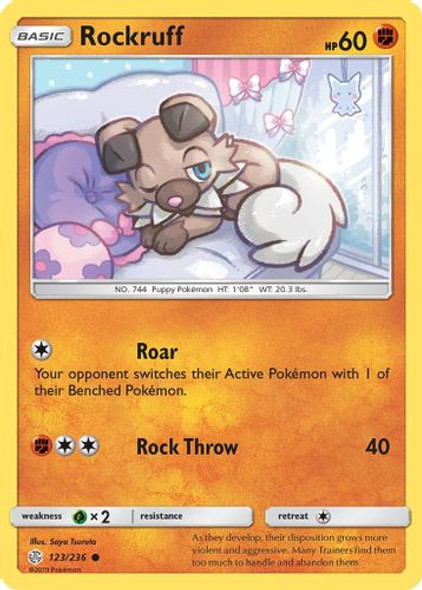 SM12-CEC-123/236C Rockruff (Reverse Holo)