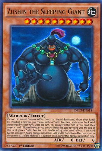 DRL3-EN018 Zushin the Sleeping Giant (Ultra Rare) <1st>