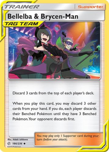 SM12-CEC-186/236UC Bellelba & Brycen-Man (Reverse Holo)