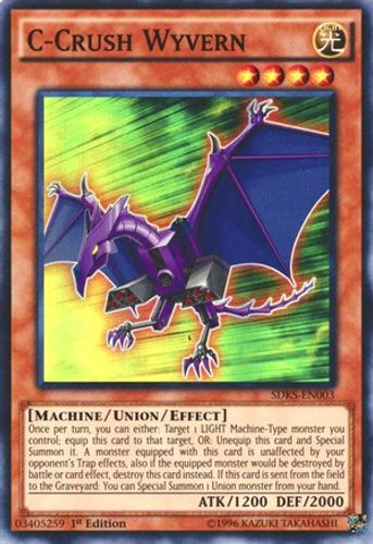 SDKS-EN003 C-Crush Wyvern (Super Rare) <1st>