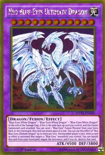 MVP1-ENG01 Neo Blue-Eyes Ultimate Dragon (Gold Rare) <1st>
