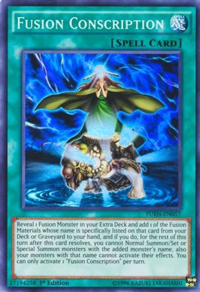 FUEN-EN057 Fusion Conscription (Super Rare) <1st>