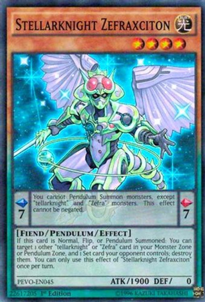 PEVO-EN045 Stellarknight Zefraxciton (Super Rare) <1st>