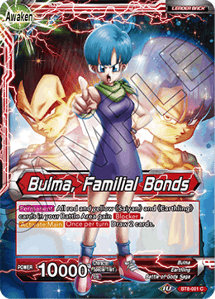 BT08-001C Bulma // Bulma, Familial Bonds