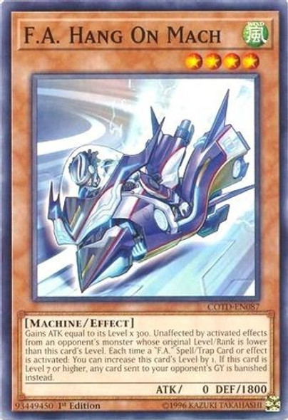 COTD-EN087 F.A. Hang On Mach (Common) <1st>