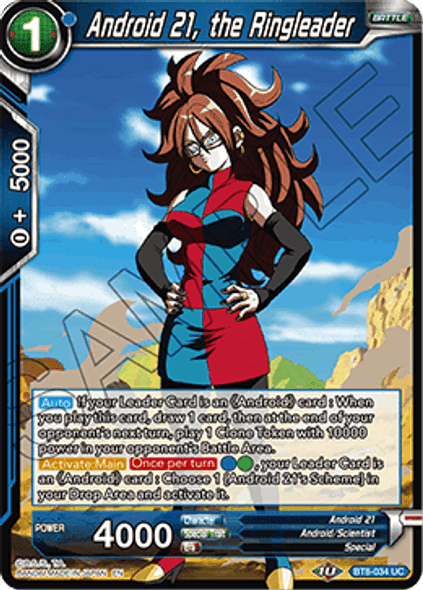 BT08-034UC Android 21, the Ringleader