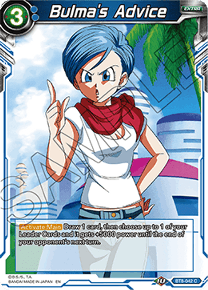 BT08-042C Bulma's Advice