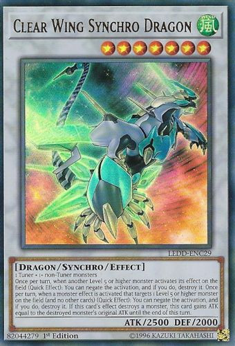LEDD-ENC29 Clear Wing Synchro Dragon (Ultra Rare) <1st>