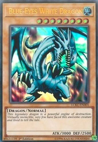 LCKC-EN001-VER1 Blue-Eyes White Dragon (Version 1) (Ultra Rare) <1st>