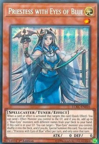 LCKC-EN016 Priestess with Eyes of Blue (Secret Rare) <Unl>