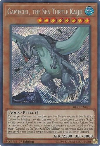 BLRR-EN075 Gameciel, the Sea Turtle Kaiju (Secret Rare) <1st>