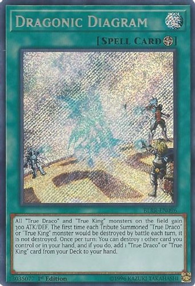 BLRR-EN096 Dragonic Diagram (Secret Rare) <1st>