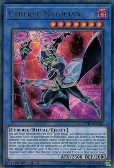 CYHO-EN026 Cyberse Magician (Ultra Rare) <Unl>