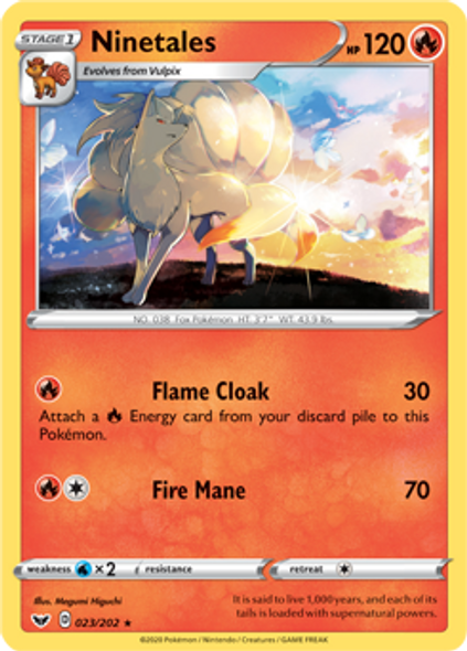 SWSH01-023/202R Ninetales