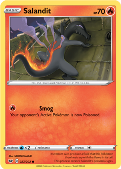 [SWSH01][SSH-027/202C] Salandit