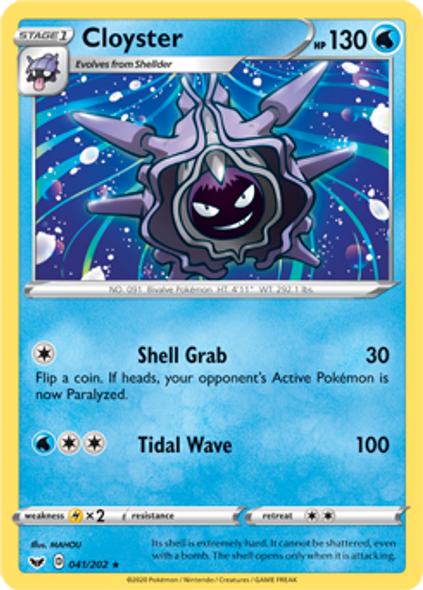 SWSH01-041/202R Cloyster