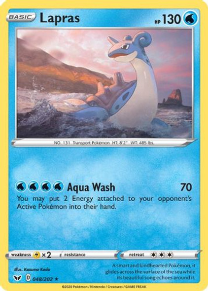 [SWSH01][SSH-048/202R] Lapras