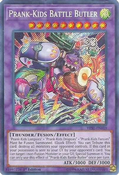 HISU-EN019 Prank-Kids Battle Butler (Secret Rare) <1st>