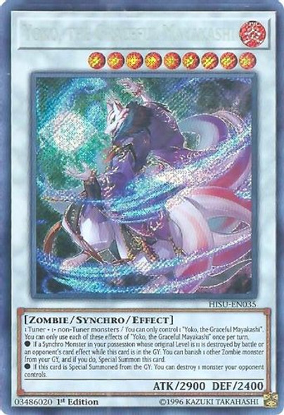 HISU-EN035 Yoko, the Graceful Mayakashi (Secret Rare) <1st>