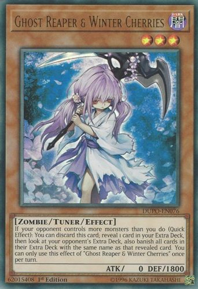 DUPO-EN076 Ghost Reaper & Winter Cherries (Ultra Rare) <1st>