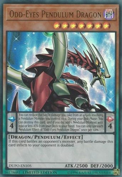 DUPO-EN105 Odd-Eyes Pendulum Dragon (Ultra Rare) <Ltd>
