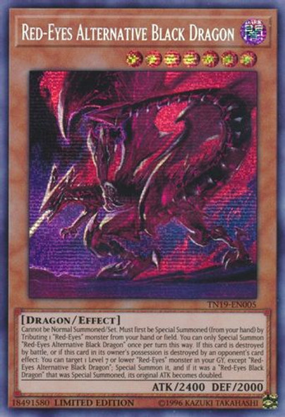 TN19-EN005 Red-Eyes Alternative Black Dragon (Prismatic Secret Rare) <Ltd>
