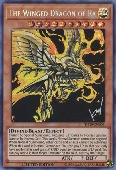 TN19-EN009 The Winged Dragon of Ra (Prismatic Secret Rare) <Ltd>