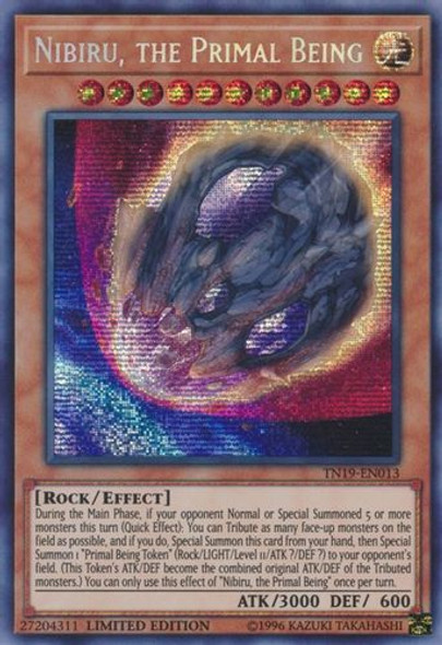 TN19-EN013 Nibiru, the Primal Being (Prismatic Secret Rare) <Ltd>