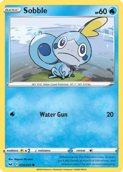 [SWSH01][SSH-054/202C] Sobble (Reverse Holo)