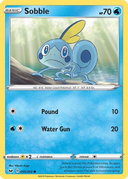 [SWSH01][SSH-055/202C] Sobble (Reverse Holo)