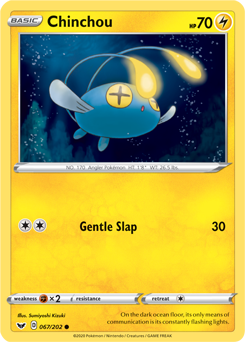 [SWSH01][SSH-067/202C] Chinchou (Reverse Holo)