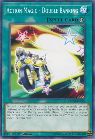 CHIM-EN094 Action Magic - Double Banking (Common) <1st>