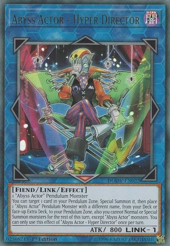 DUOV-EN022 Abyss Actor - Hyper Director (Ultra Rare) <1st>