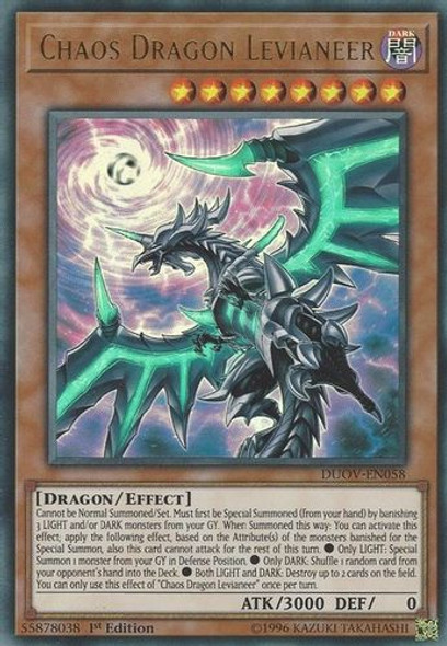 DUOV-EN058 Chaos Dragon Levianeer (Ultra Rare) <1st>