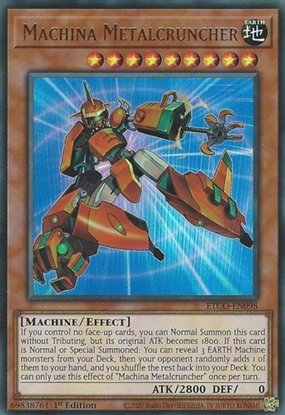 ETCO-EN098 Machina Metalcruncher (Ultra Rare) <1st>