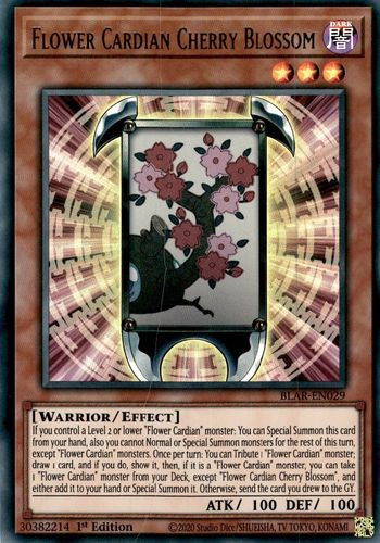 BLAR-EN029 Flower Cardian Cherry Blossom (Ultra Rare) <1st>
