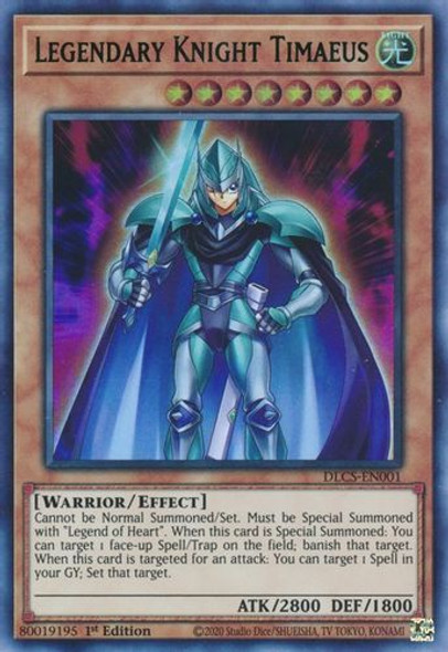 DLCS-EN001 Legendary Knight Timaeus (Green Ultra Rare) <1st>