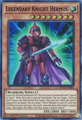 DLCS-EN003 Legendary Knight Hermos (Purple Ultra Rare) <1st>